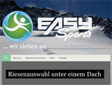 Tablet Screenshot of easy-sports.info
